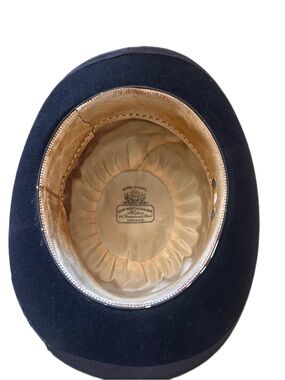 Vintage bowler felt hat made in london early 1920s